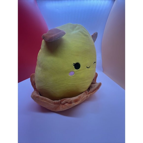 Squishmallow Bijan Octopus 12" in Inch Plush The Yellow Dumbo KellyToy - Picture 7 of 12